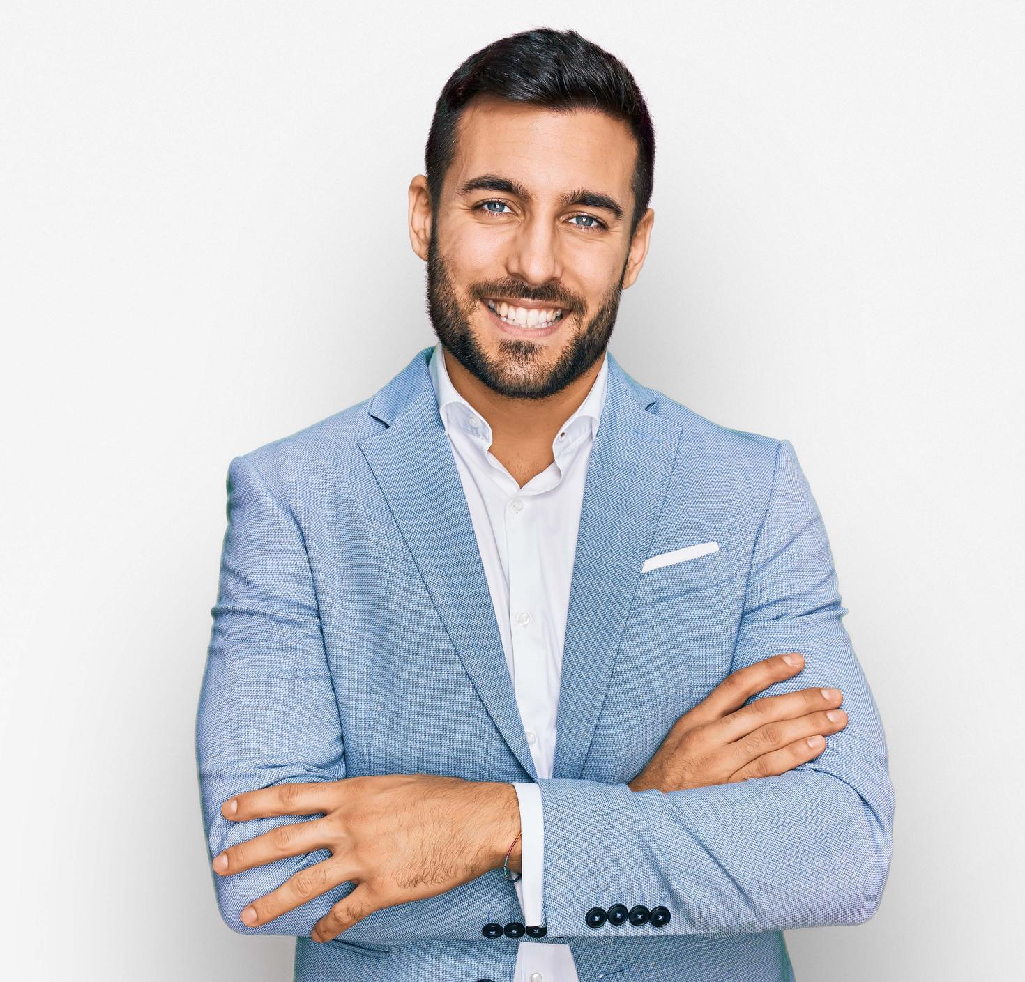 Business executive in a suit